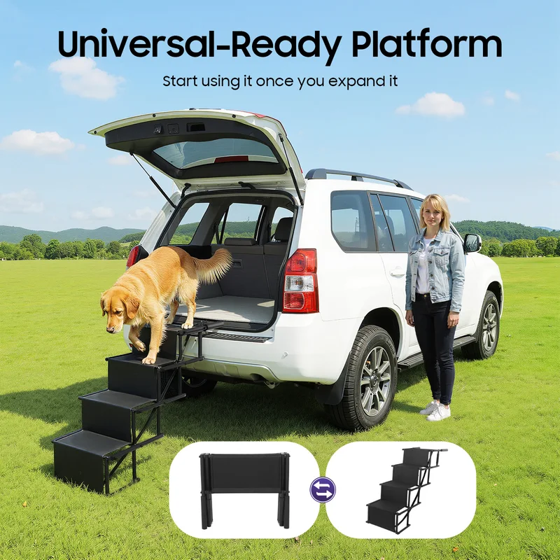 4-in-1 Folding Pet Stairs (80 kg)